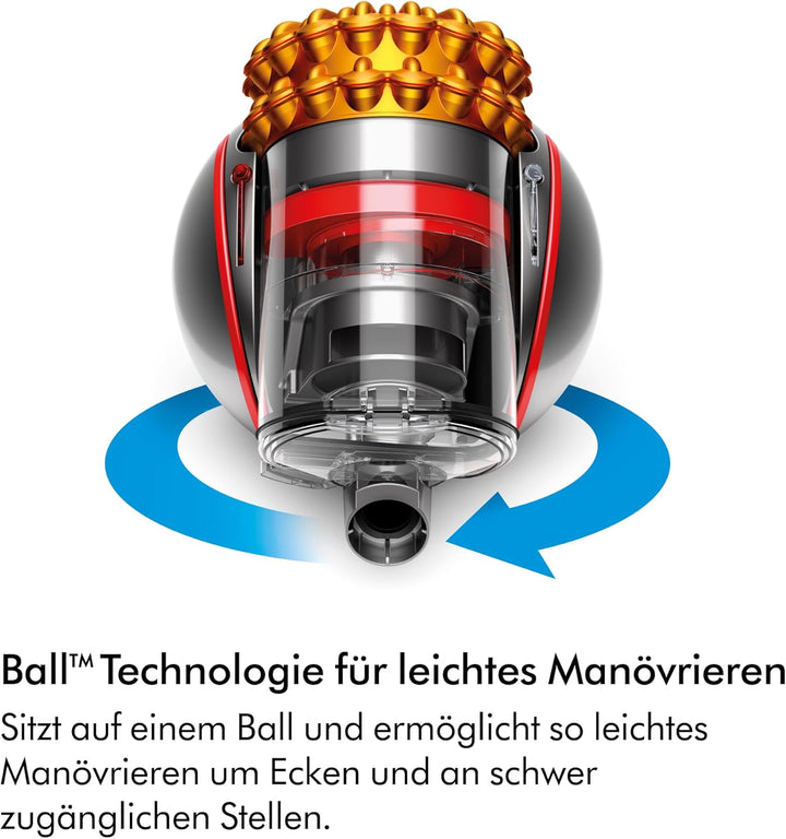 Dyson Cinetic Big Ball Multifloor 2 beutelloser Staubsauger (Inkl. pneumatischer Bodendüse und Kombi