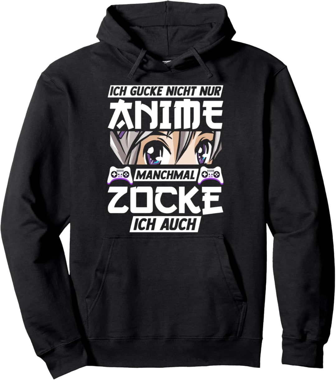 Anime Gamer Zocker Spruch Weeb Kawaii Anime Girl Otaku Pullover Hoodie