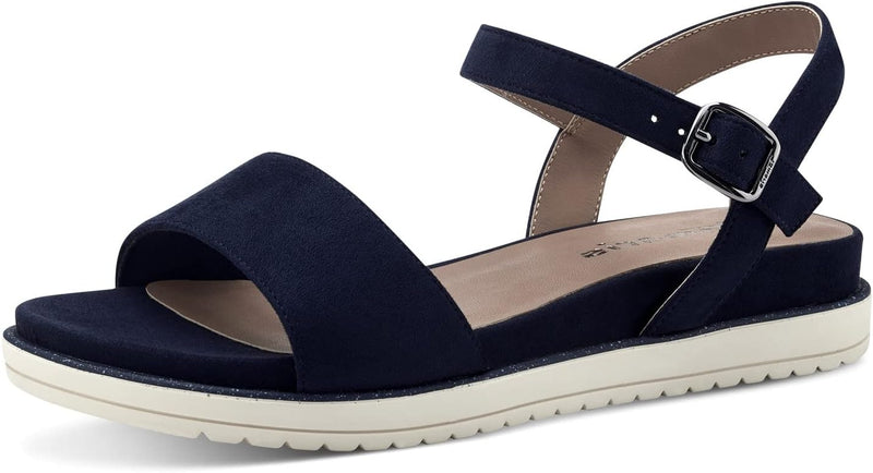 Tamaris Damen 1-1-28241-20 Sandale 36 EU Marineblau, 36 EU Marineblau