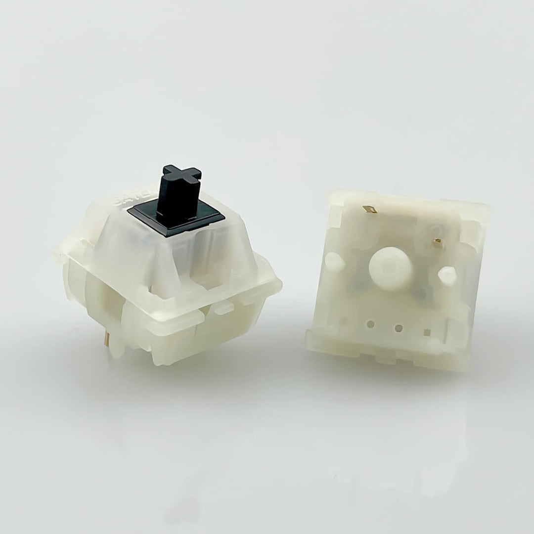 kutethy Gateron Switches milchig schwarz mechanische Tastatur gelb 5-polig für alle mechanischen MX-