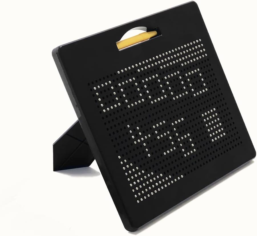 EDUPLAY 120538 Magnet Schreib-/Maltafel, schwarz, 21-teilig (1 Set)