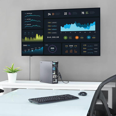 StarTech.com DisplayPort auf HDMI Adapter - 4K 30Hz Aktiver DP auf HDMI Video Konverter - DP zu HDMI