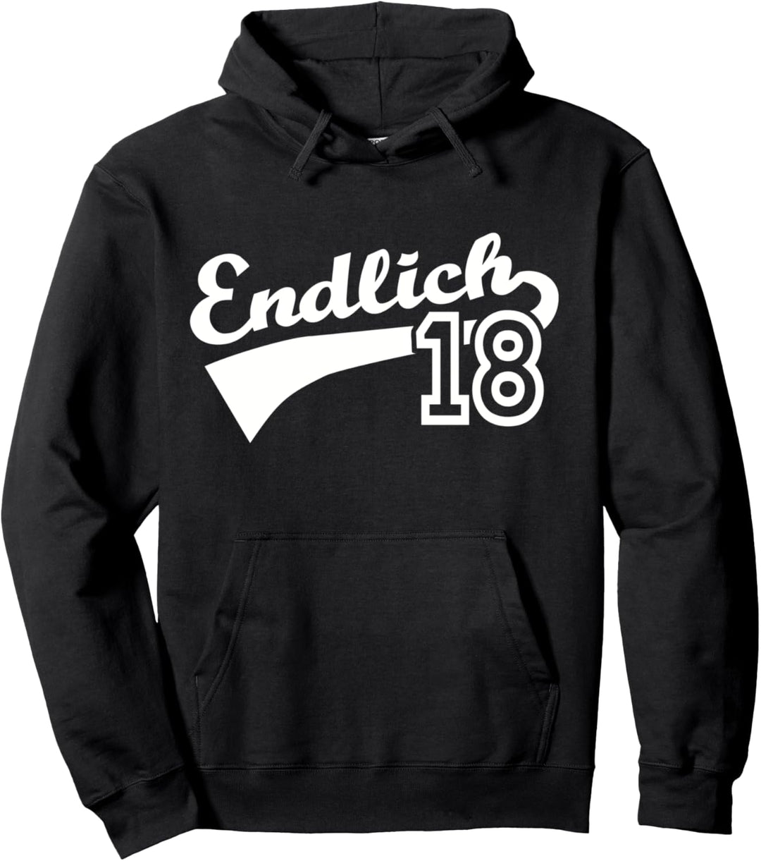 Endlich 18, 18. Geburtstag Pullover Hoodie