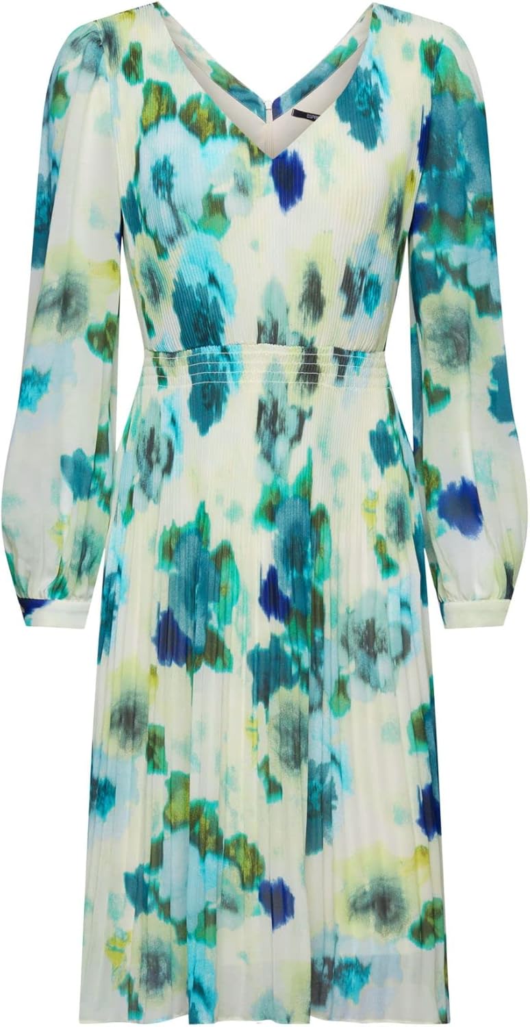Esprit Damen 023eo1e342 Kleid 38 323/Citrus Green 4, 38 323/Citrus Green 4