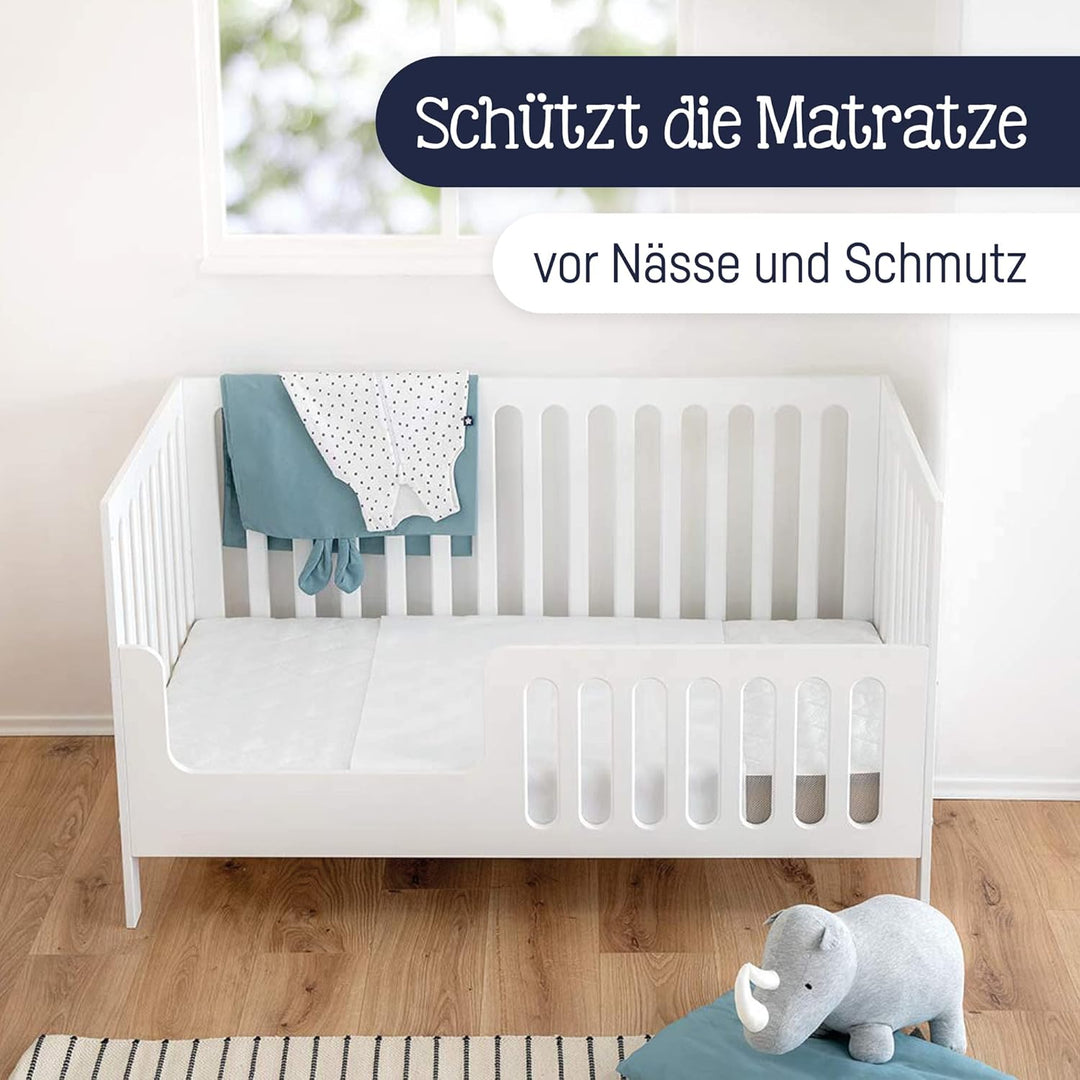 Julius Zöllner - Wasserdichte Betteinlage - Matratzenschutz 70 x 140 cm 70 x 140 cm Single, 70 x 140