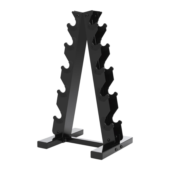 Kurzhantel Rack Hantelständer Hantelablage A-Frame 5-Etagen Stahl Platzsparendes Hantelregal 100kg h