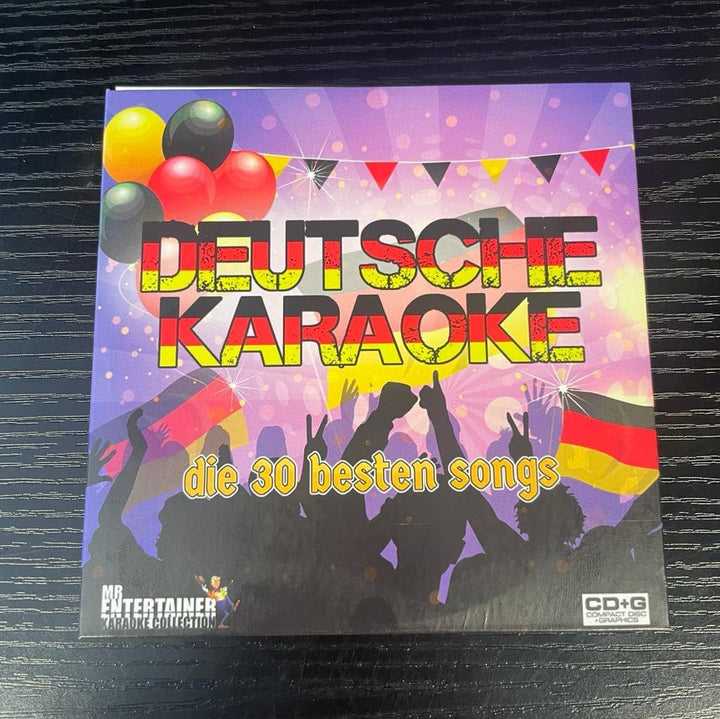 Mr Entertainer Karaoke DEUTSCHE KARAOKE CD+G. Die 30 Besten Songs. German Karaoke