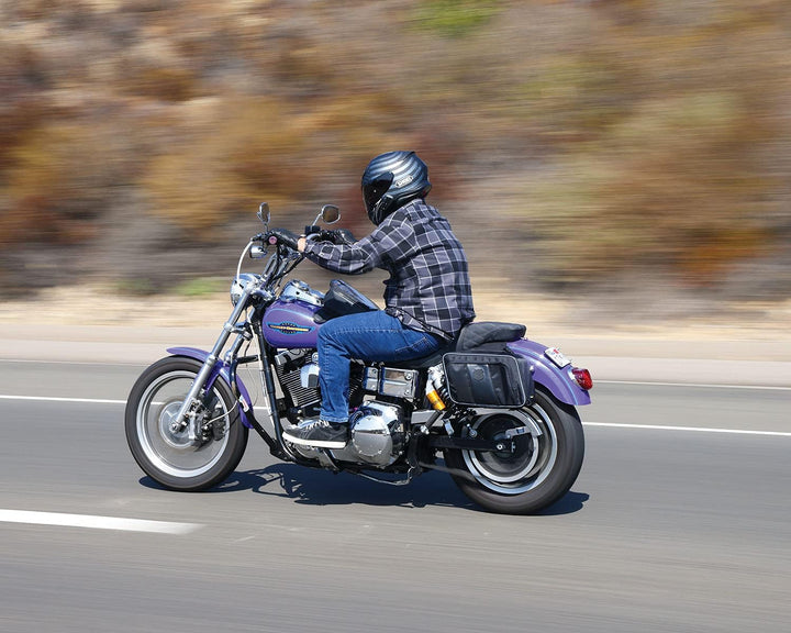 Nelson-Rigg Road Trip Satteltaschen für Harley Davidson Softail, Dyna und Vulcan S NR-400, Schwarz