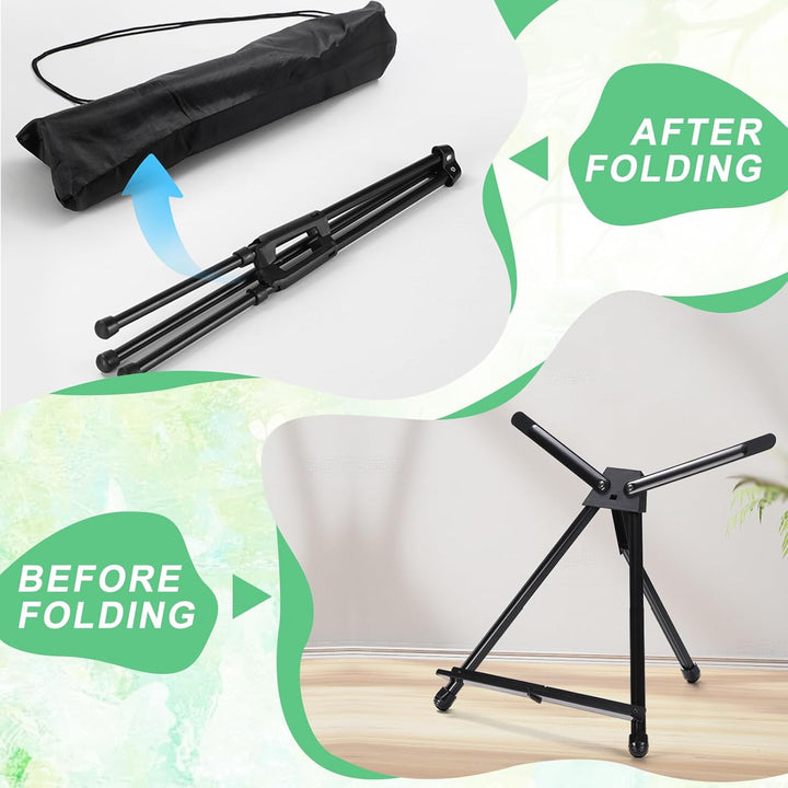 Portable Künstler Staffelei Stand, Verstellbares Stativ Tisch Kunst Leinwand Malerei Display, Easy F