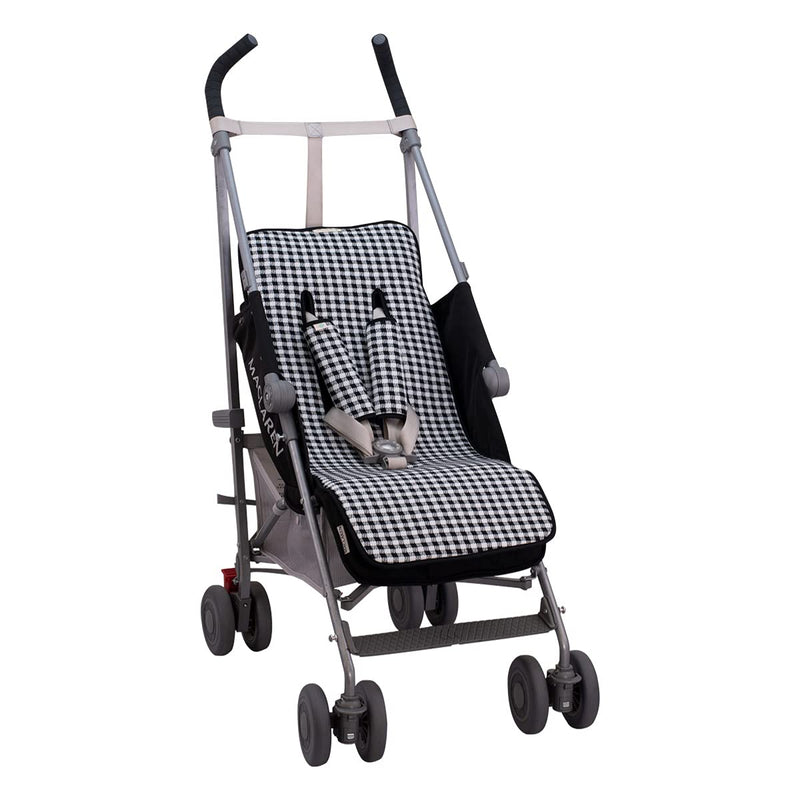 JYOKO KIDS Sitzauflage Universal für Kinderwagen + Gurtpolster Hergestellt aus Baumwollstoff + Schau