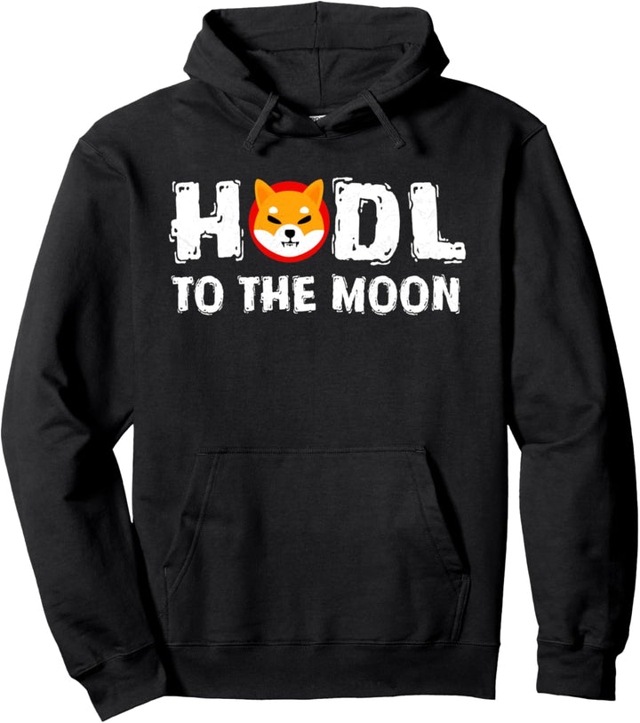 $SHIB Shiba Coin Shirt, Hodl to the Moon Shiba Inu Hodler Pullover Hoodie