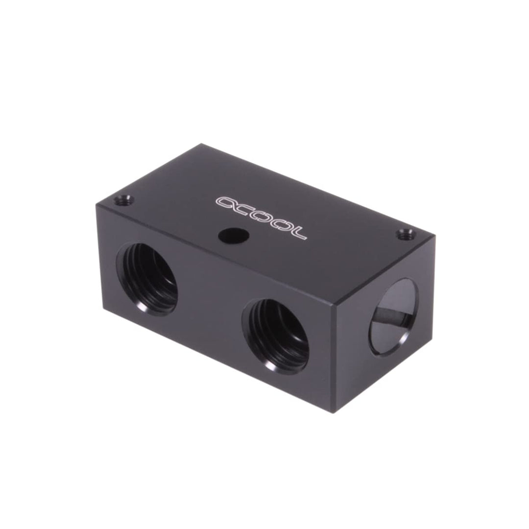 Alphacool ES Distro Plate C1 Verteiler, schwarz