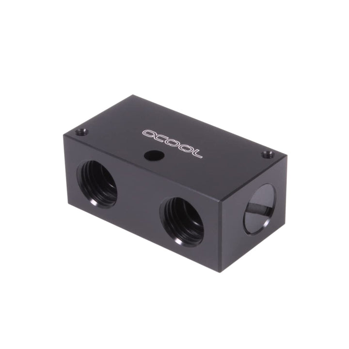 Alphacool ES Distro Plate C1 Verteiler, schwarz