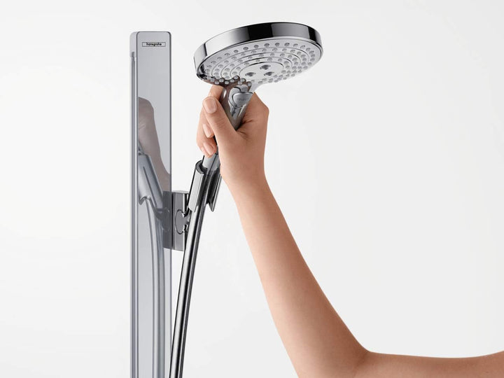 hansgrohe wassersparendes Duschsystem (Duschkopf, Schlauch, Duschstange, Raindance Select S 120 Rege