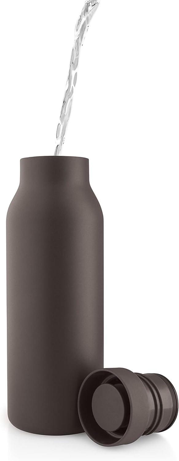 EVA SOLO | Urban Isolierflasche 0,5l |Kaltes Wasser für lange Zeit | Chocolate 0,5l Chocolate, 0,5l