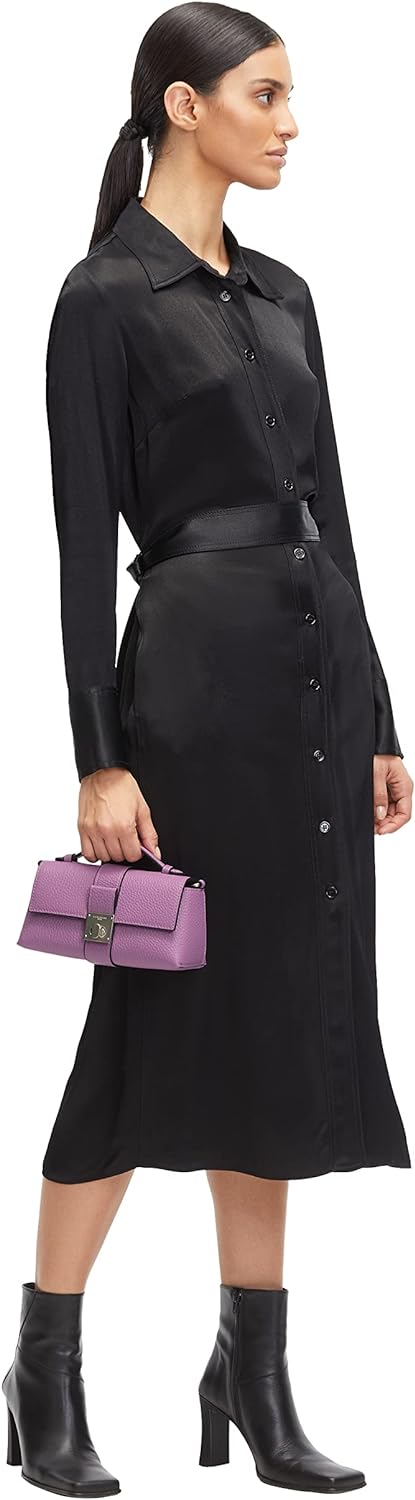 Liebeskind Damen Sade Pebble Crossbody M Lavender, Lavender