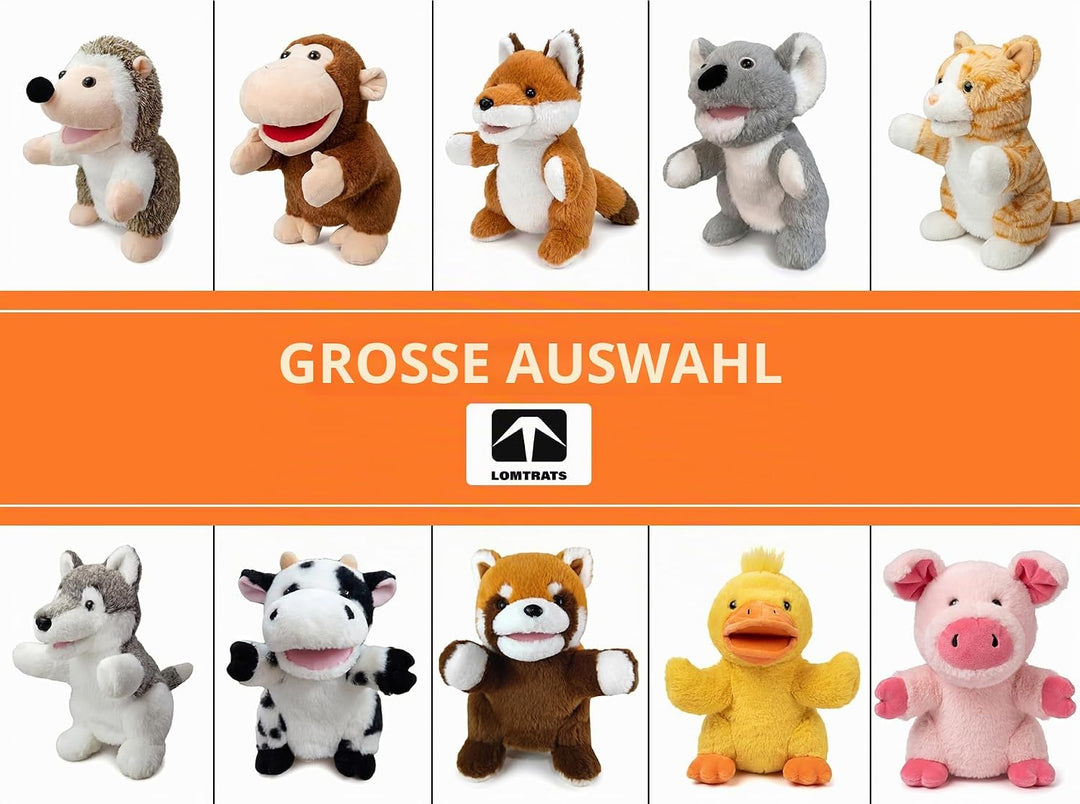 2026 Tierhandpuppen für Kinder,Kleinkind enthält Wolf,Tiger,Löwe,AFFE und bewegliche offene Münder,p