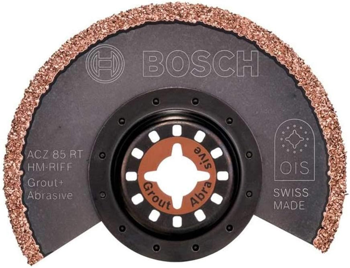Bosch Professional 1x Segmentsägeblatt ACZ 85 RT3 (für Mörtel, Körnung 30, Ø 85 mm, Zubehör Multifun