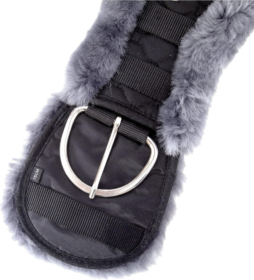 Merauno® Lammwolle Western Konturgurt Sattelgurt, aus Qualitäts Merino Lammwolle, Spezielle Anatomis