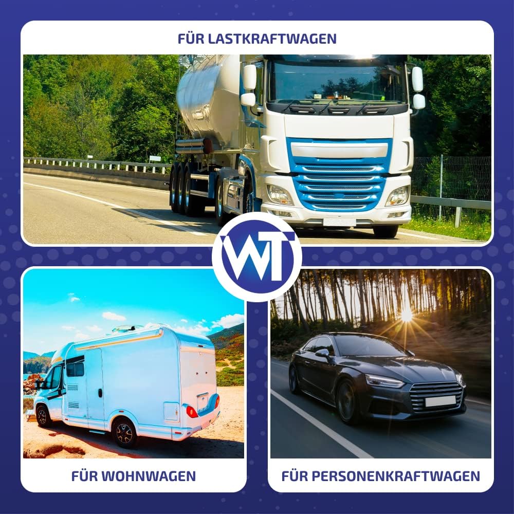Web Truck 2 x Gummi Begrenzungsleuchte Seitenleuchte Positionsleuchte 12V 24V, weiss, rot, für LKW P
