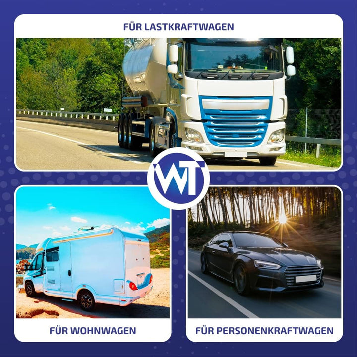 Web Truck 2 x Gummi Begrenzungsleuchte Seitenleuchte Positionsleuchte 12V 24V, weiss, rot, für LKW P