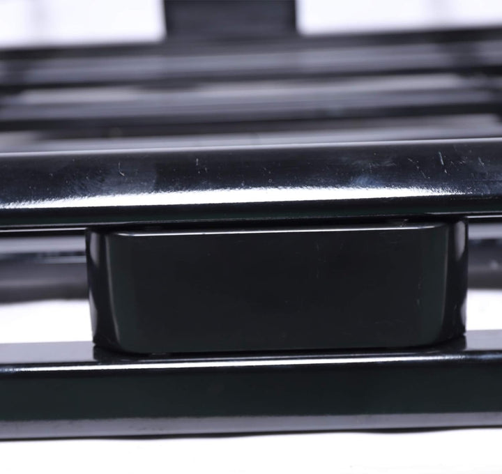 Universal Dachgepäckträger Schwarz Gepäck Fracht Relingträger Dachkorb Aluminiumlegierung Auto Dacht