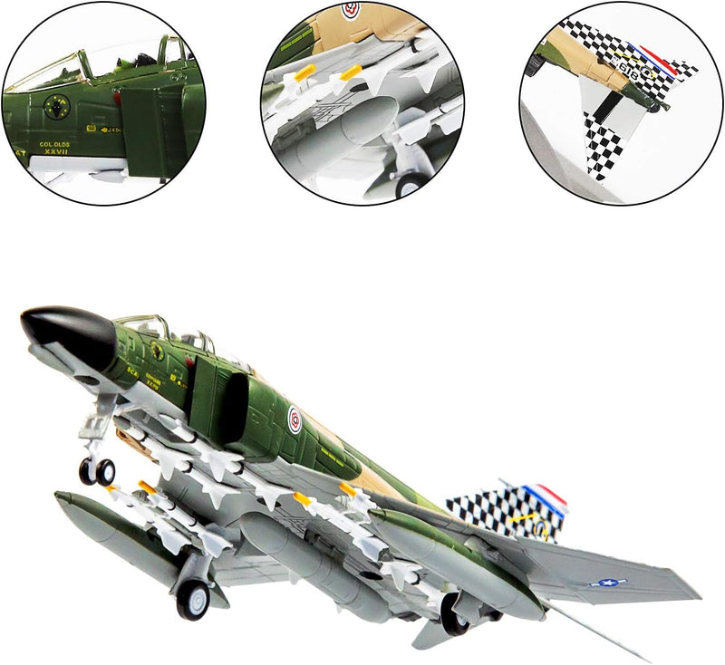 Lose Fun Park F4C Türkei Angriffsflugzeug Diecast Militärflugzeug Angriffsflugzeug Kämpfer Militärfl