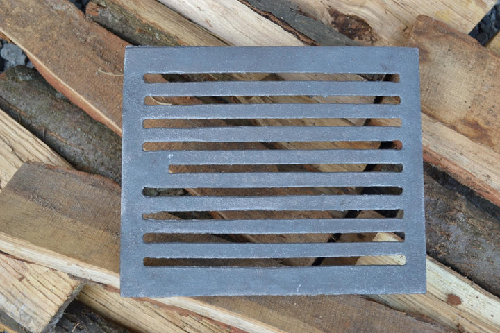 SEZAM 22,7 x 18,8 cm Gussrost Ofenrost Ascherost Gussrost verschiedene Durchmesser, Kaminrost passen