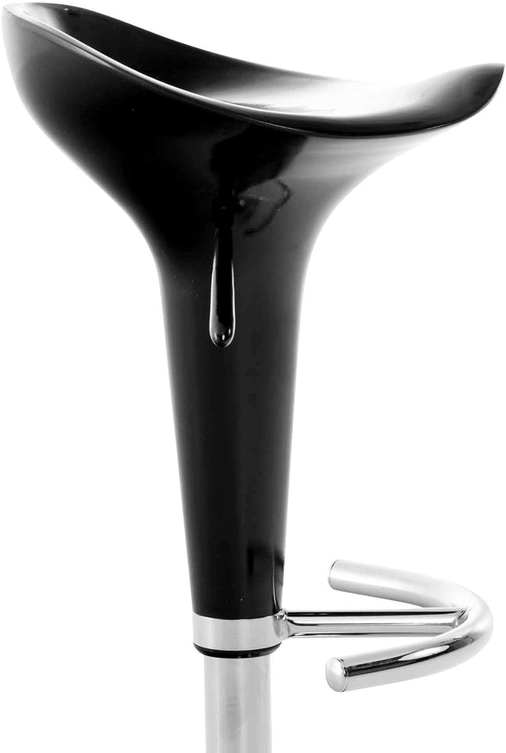 CLP 2er Set Barhocker Saddle Mit Drehbarem Kunsttoffsitz Und Fussablage I Höhenverstellbarer Hocker