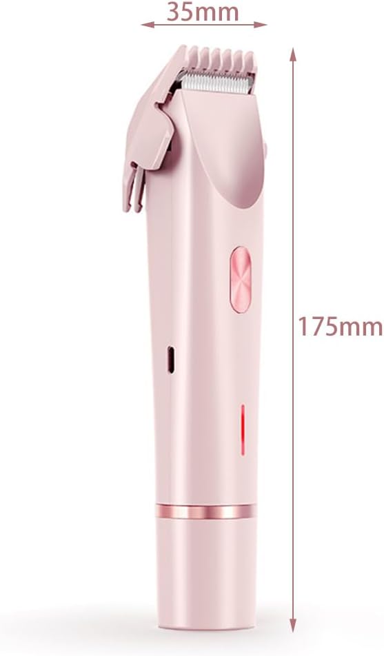 Bikini Trimmer für Frauen - Dual Head Wasserdichter Haarentfernungsrasierer, schmerzfreies Trimmen f