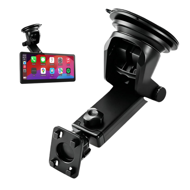Saugnapfhalterung für CarPlay Display, 360° Drehbare Armaturenbrett Carplay Halterung Auto, 17 mm Ku