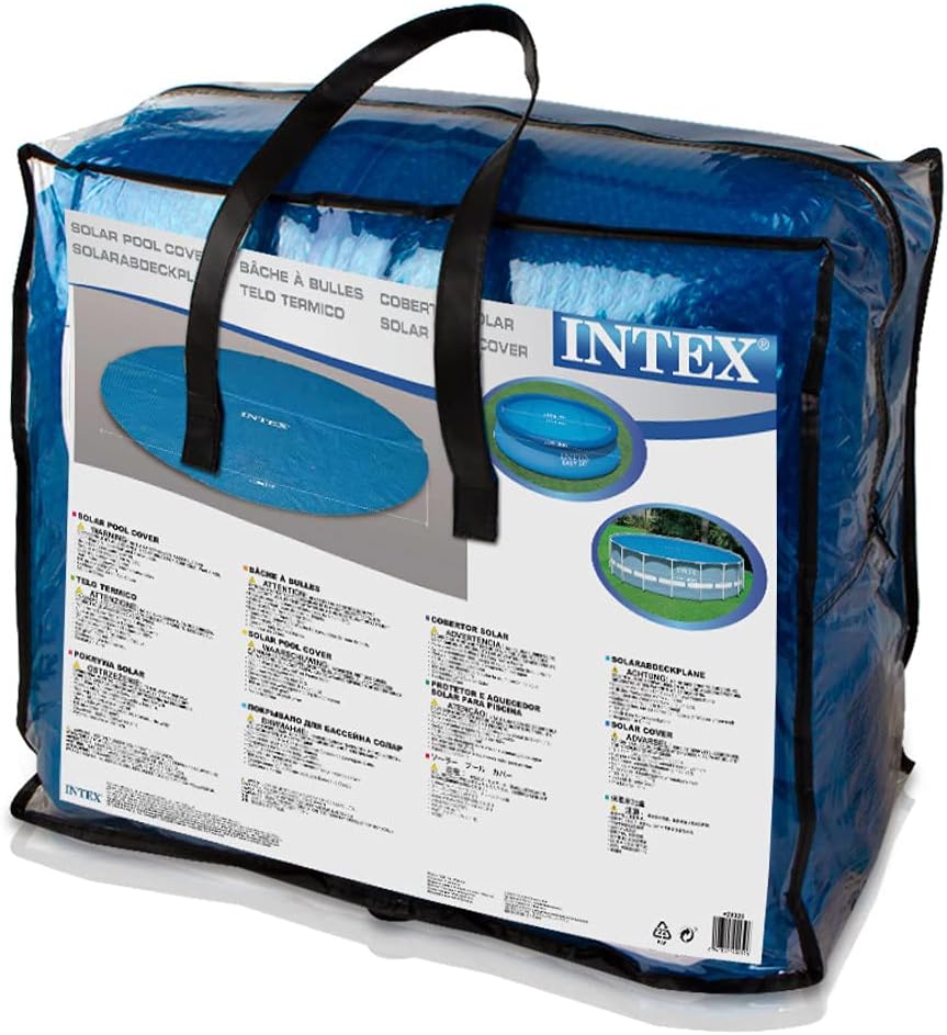 Intex Solar Cover Pool - Solarabdeckplane - Ø 549 cm - Für Easy Set und Frame Pool Single, Single