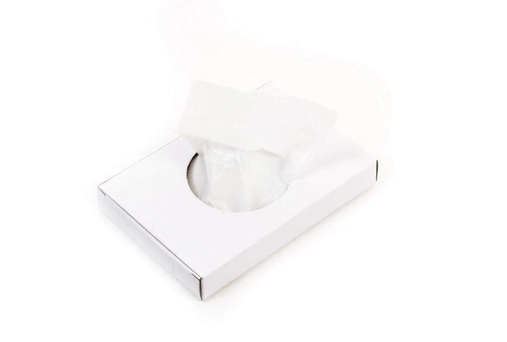 Funny Hygiene-Bags weiss, 48 Boxen a 25 Bags, 1er Pack (1 x 48 Stück) & Hygienebeutel-Spender - Farb