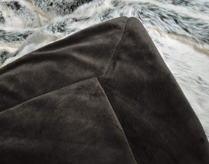 Wohnen &amp; Accessoires Edle Premium Felldecke aus Webpelz Chinchilla 240x260cm Felldecke 240x260cm, Fe