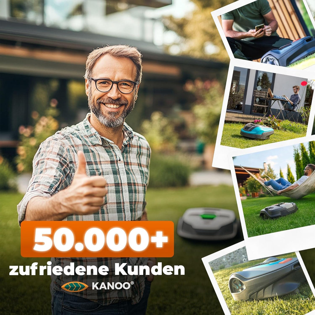 kanoo® Installationsset für Mähroboter mit 50m Begrenzungskabel + 100x Erdnägel + 20x Kabelverbinder