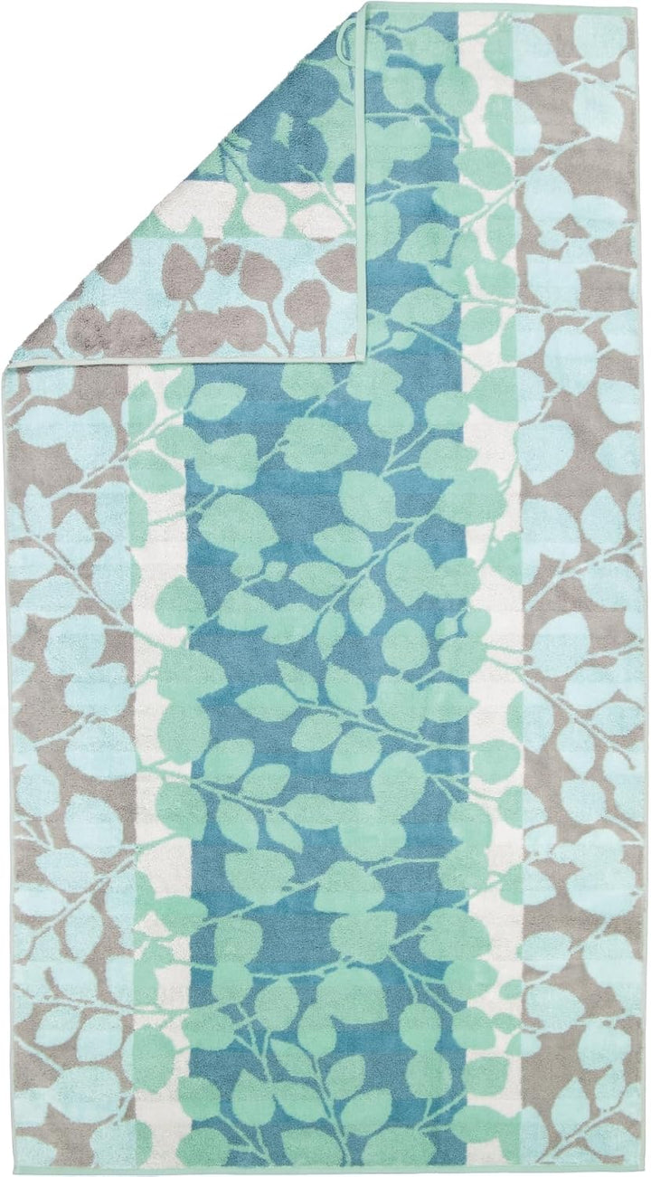 CAWÖ Home Handtücher Noblesse Harmony Floral 1086 Jade - 47 Duschtuch 80x160 cm, Duschtuch 80x160 cm