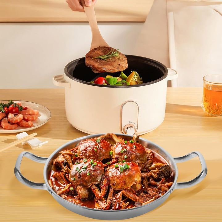 Happyyami Edelstahltopf mit Antihaftbeschichtung und Rutschfestem Griff Grosser Kochtopf zum Kochen