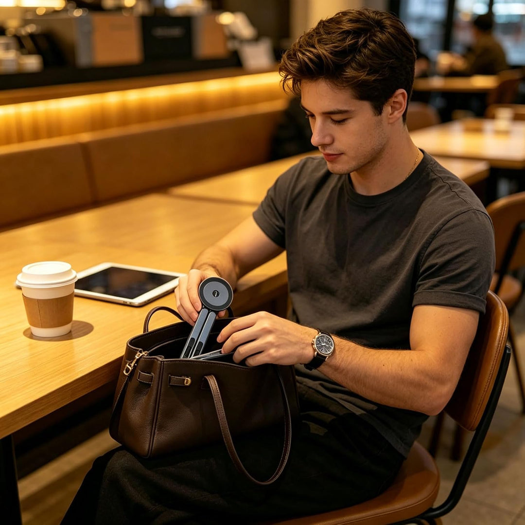 [Magnetischer] 3-in-1Laptopständer Tablet-Ständer Handy-Ständer Verstellbarer Reiseständer aus Alumi