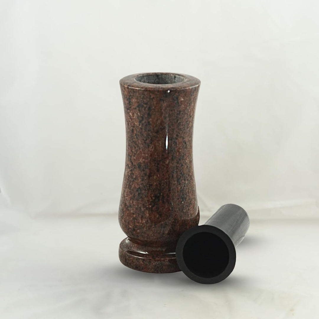 designgrab Taille-medium Grabvase aus Granit