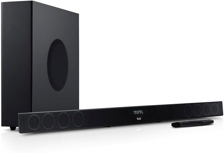 Teufel CINEBAR 11-2.1 Soundbar Set mit Kabellosem Subwoofer, Dolby Audio, Bluetooth 5.0, HDMI 3D ARC