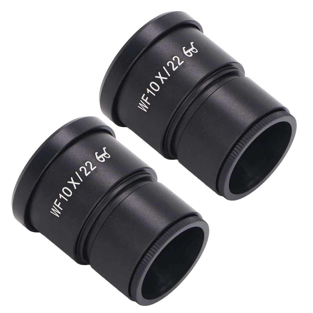 2 Stücke Mikroskopokular Aluminiumlegierung 10X Biologisches Okular 30mm Montagegrösse Mikroskope Ob