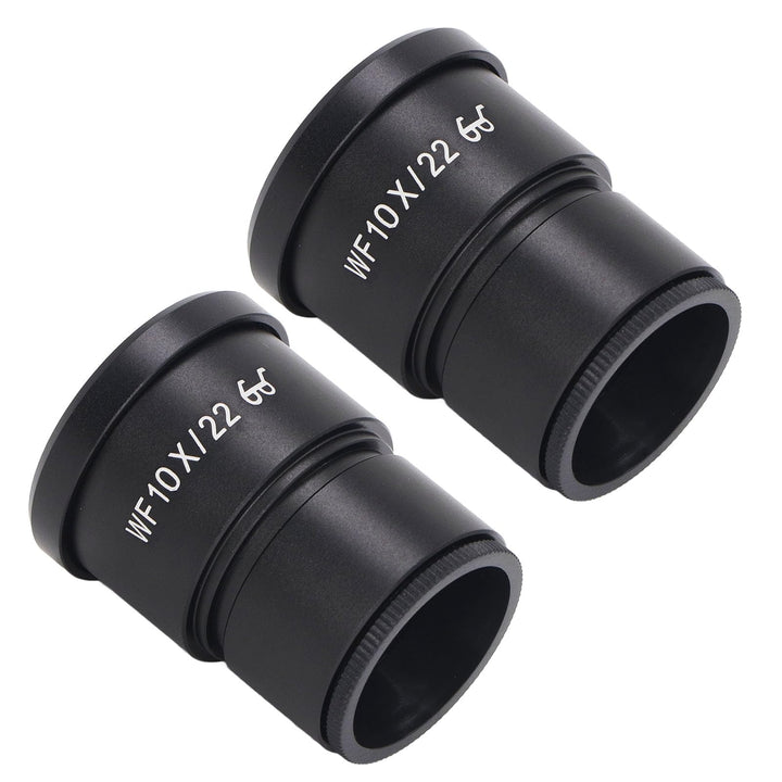 2 Stücke Mikroskopokular Aluminiumlegierung 10X Biologisches Okular 30mm Montagegrösse Mikroskope Ob