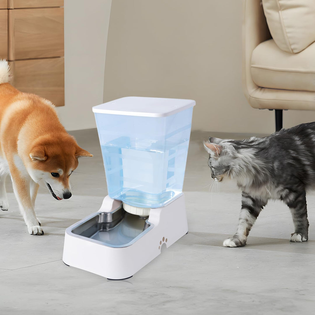 5L Automatischer Hundefutterspender und Hundewasserspender Katzenfutterspender und Katzenwasserspend