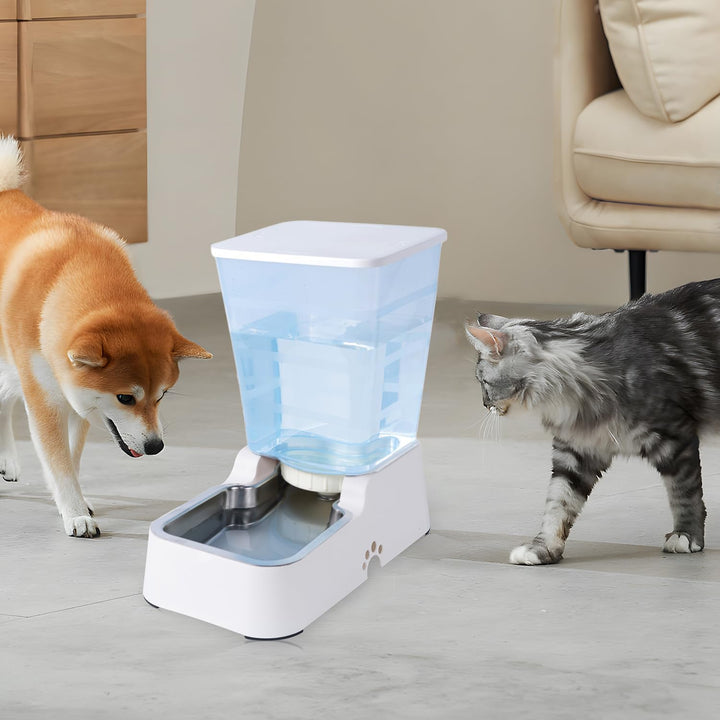 5L Automatischer Hundefutterspender und Hundewasserspender Katzenfutterspender und Katzenwasserspend
