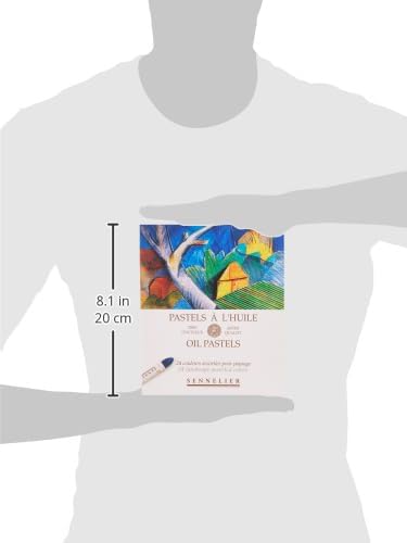 SENNELIER Ölpastell-Set, 24 Stück, Querformat 1 stück (1er Pack) Landschaft, 1 stück (1er Pack) Land