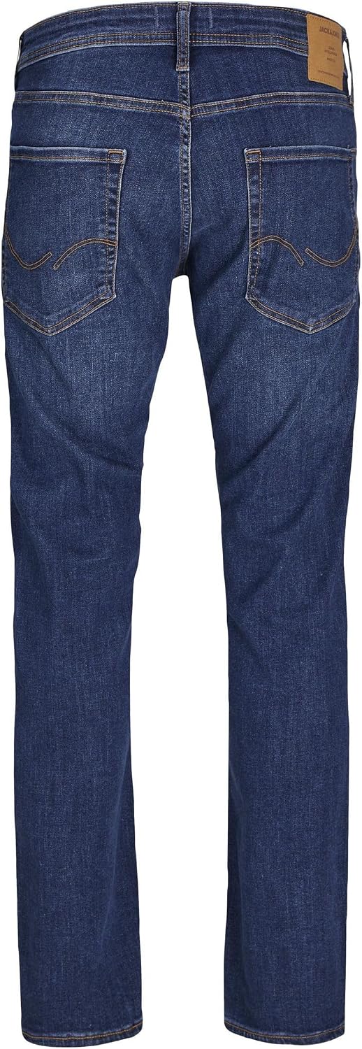 JACK &amp; JONES Herren Jjimike Jjoriginal Am 815 Noos Loose Fit Jeans 36W / 34L Blau (Blue Denim Blue D