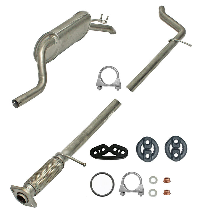Ferroz Export Ersatz für Komplette Auspuffanlage Fiat Punto II 1.2 8V, 60PS, Typ 188, Auspuff, Flexr