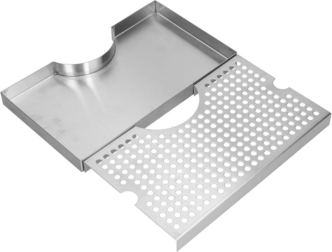 Bar-Tropfschale Edelstahl-Tropfschale Rostfrei Einzigartige glänzende Fass-Tropfschale Leicht zu rei