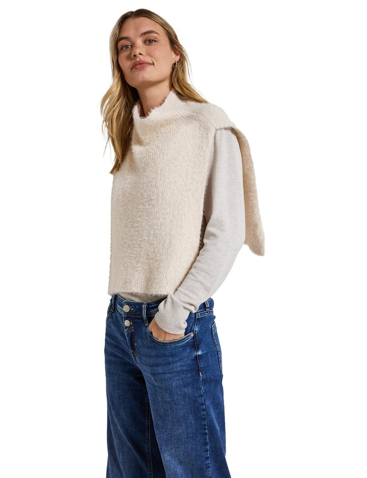 Street One Damen Unterzieh-Kragen Einheitsgrösse Lucid White, Einheitsgrösse Lucid White