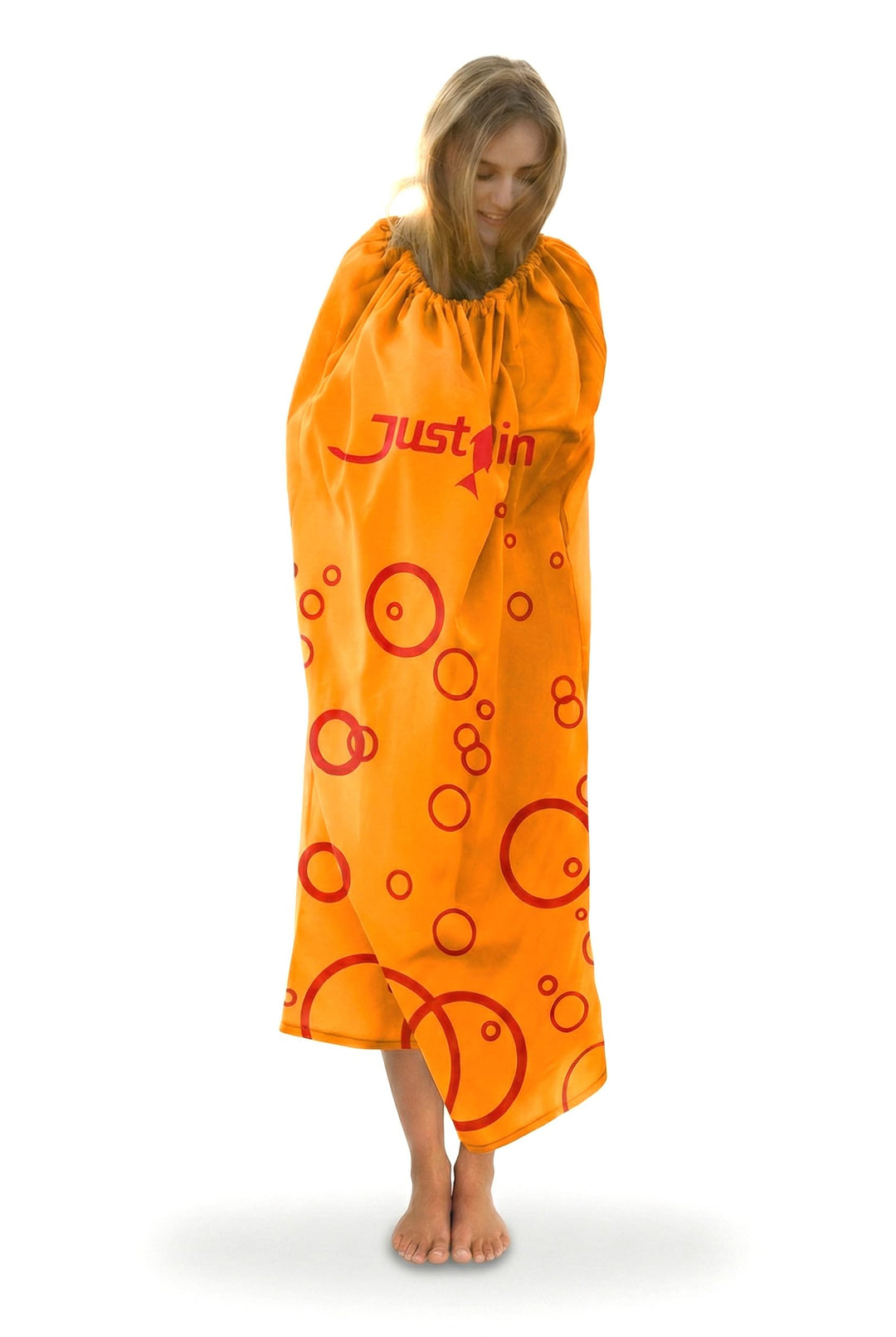 Just-in die Umkleidehilfe für den Strand, Surfponcho, Umziehhilfe Damen & Herren, kompakt und Ultra